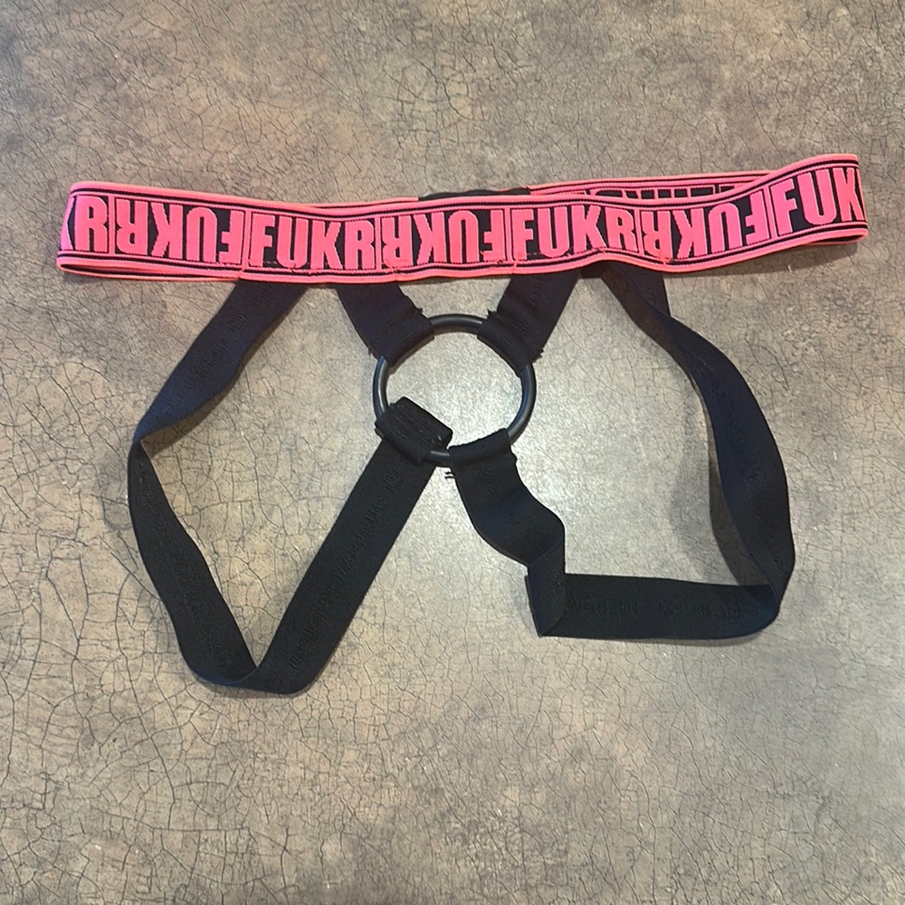 Men’s black and red c ring Jock, Andrew Christian